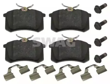 Комплект тормозных колодок, дисковый тормоз SWAG купить